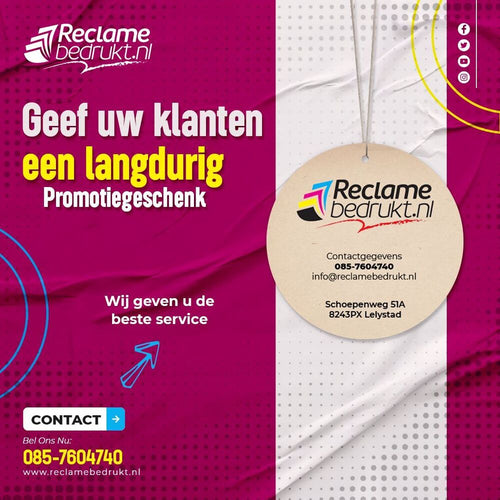 Auto geurtjes met uw logo 1000 stuks