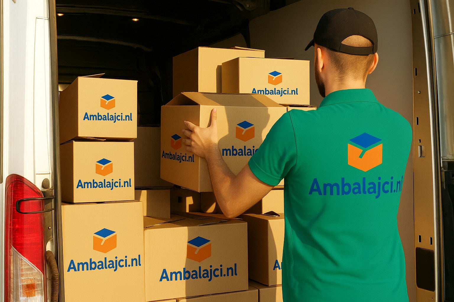 Bedrukte dozen met logo